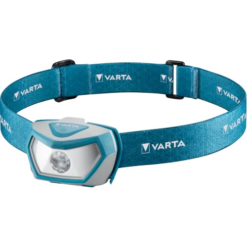 VARTA Stirnlampe LED inkl. 3x AAA Batterien Kopflampe, Outdoor...