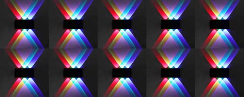 Image of Murphy 6-Watt Sixer U-Shape Up Down Outdoor LED Wall Light with Aluminium IP65 Grade Waterproof Body (Multi Color, Pack of 10)