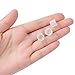 uxcell Silicone RCA Female Connector Dust Proof Cap, Soft Dust Plug Protector Cover 10 Pcs Clear