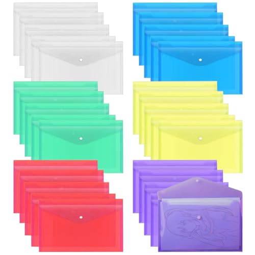 Sachet transparente imperméable 13 x 9 pouces pour fournitures de bureau