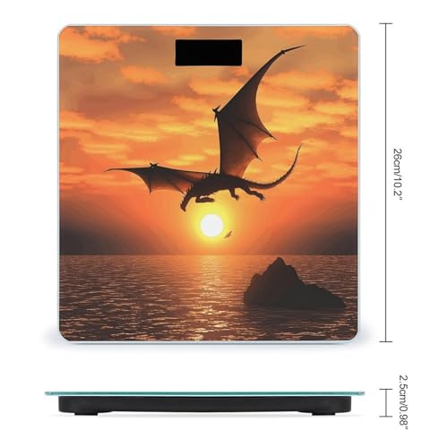 Balanzas de Baño Digital Sea Sunset Flying Dragon Precisa y Estable miniatura 2