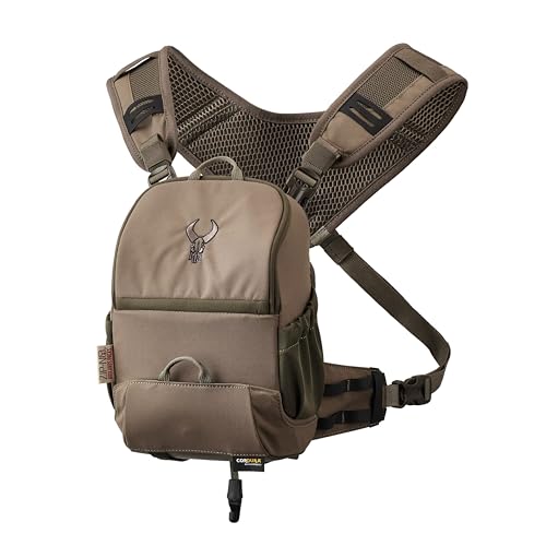 Badlands Bino XR Pro Binocular Case - Four Point Shoulder Harness Magnetic Closure Rangefinder Compartment Bow Hook for Hunting and Outdoor Adventures Mud