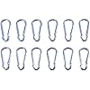 HOUSON Lot De 12 Mousquetons Molle En Forme De D En Plastique Rigide - Charge Jusqu'à 10kg