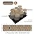 ARMURO Wall Paneling for Interior Wall - 4 PCS Hexagon Wall Panels - Hexagon Acoustic Panels - Natural Walnut Wood Veneer Sound Proof Panels for Walls, Wood Slat Wall Panel 23.8" W x 29" L