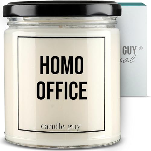 Bougie parfumée artisanale candle guy en soja Homooffice