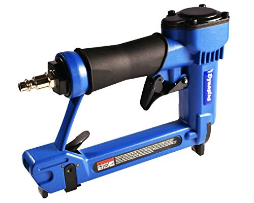 Dynastus Pneumatic Upholstery Staple Gun, 22 Gauge 3/8" Wide Crown Air Stapler Kit, By 1/4-Inch To 5/8-Inch, With Case #TOP1
