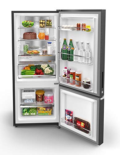 Image of Whirlpool 325 L 2 Star Inverter Frost-Free Double Door Refrigerator (IFPRO BM INV 340 ELT+ STEEL ONYX (2S)-N, Black)