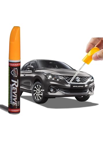 Suzuki Baleno colors Revive touchup paint pen, factory Quality & matched 2K paint (Grandeur Grey (WBF))
