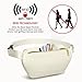 Kattee Fanny Packs for Women, Leather Crossbody Bags for Women Trendy, Small Belt Bag,Fashion Waist Packs with RFID Blocking, Beige