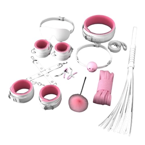 Bondage BDSM Restraints Set Sex Toy for Women Men Bed Restraints Kit with Straps,Rope, Sexual Pleasure Tools for Women and Men Sweaters LM05-53