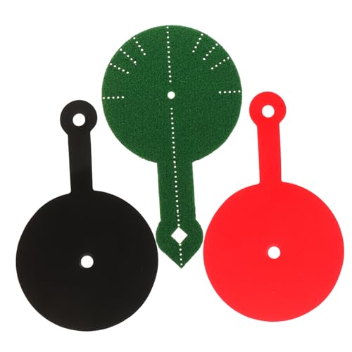 CORHAD Billiard Aiming Trainers 3pcs Aim Trainer Mat for Pool Table Cotton Fabric Billiard Replacement Pad