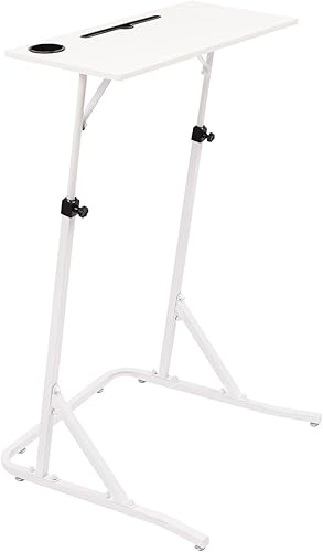 Miniatura 5 de Escritorio de entrenamiento de bicicleta de altura ajustable de 25.4 a 56.3 pulgadas, escritorio para ciclismobicicleta, mesa de pie con soporte