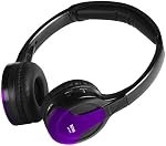 BOSS Audio Systems HP34C Dual Channel Foldable Wireless Headphone, Interchangeable Color Accent Caps