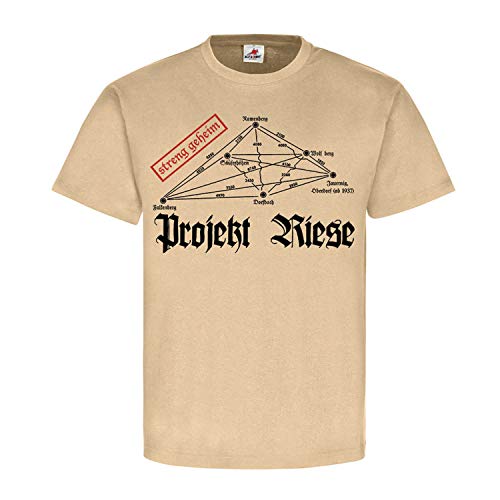 Styletex23 18524 - Camiseta con diseño de proyecto Riese Bunker arena L