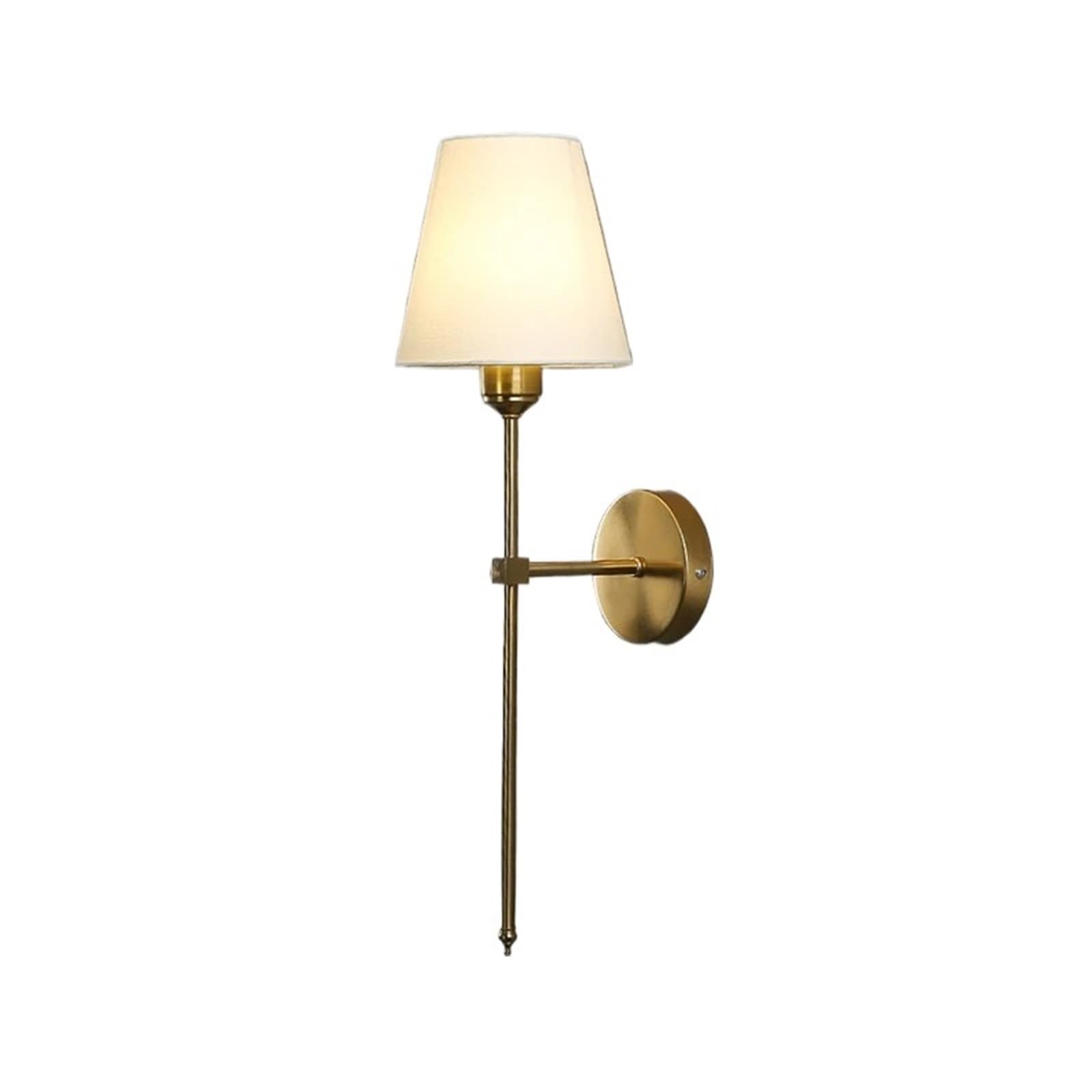Aplique de pared con pantalla de tela verde y voltaje de 100V-220V para decoración
