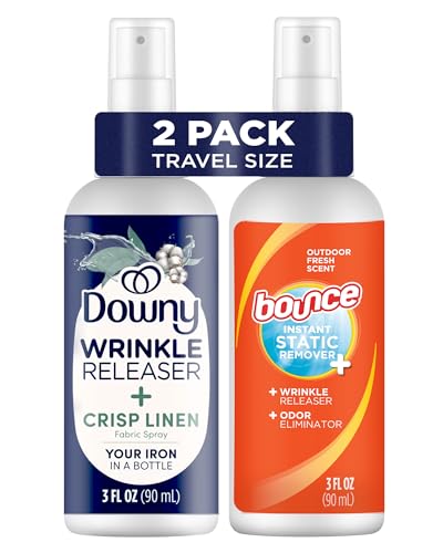 Downy Wrinkle Release Spray w/Bonus 3oz Bounce Spray Sample