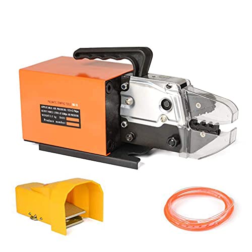 IWISS AM10 Pneumatische Crimpzange Werkzeug für Arten von Terminals mit 5 Sets stirbt Cover