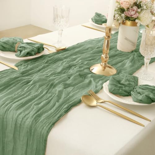 Servilletas de tela verde rustic set x4 21x21 in miniatura 5