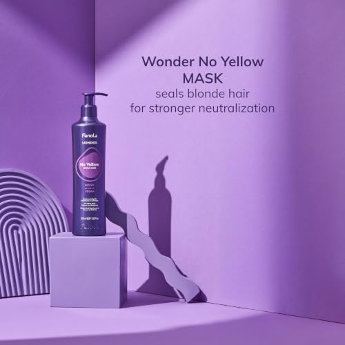 Fanola Wonder No Yellow Maske, Anti-Gelbstich-Maske, 350 ml – Ansicht 6
