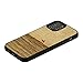 Man&Wood Terra I19250i12P iPhone 12 Pro Case, Wood, Limba, Thin, Wood Cover, Heavy Duty, Hybrid, Strap Hole, Qi Charging, Wireless Charging, iPhone 12 Pro Cover