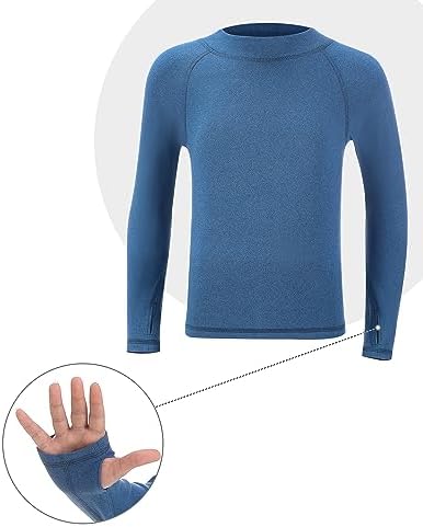 Runhit Boys Thermal Underwear Set Youth Kids Long Johns Boy Base Layer Soft Thermal Pants Fleece Lined Long Sleeve Shirt 2 41RjPjIB4qL. AC