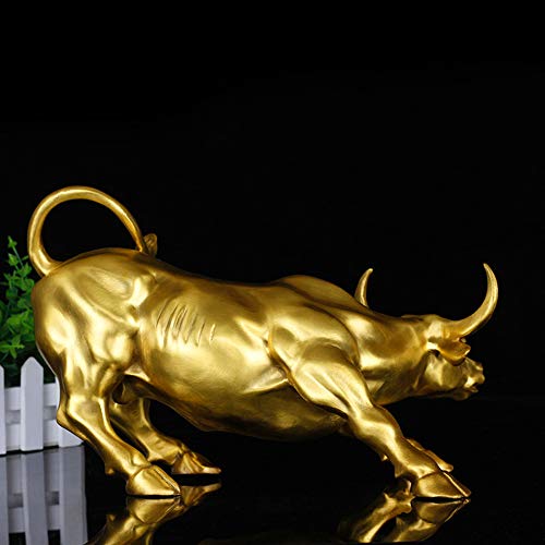 Fengshui Wealth Brass Bull Figurines Decoration Collectible Gift #TOP5