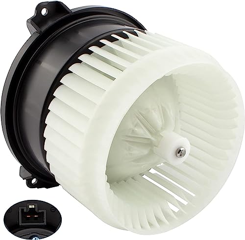 MYSMOT 700303 Rear HVAC Heater Blower Motor Assembly with Fan Cage for Lexus GX460 2010-2019 Toyota Highlander 2008-2013 Land Cruiser 2008-2011 2013-2019 Sequoia 2008-2019 Sienna 2011-2019 87103-0C061