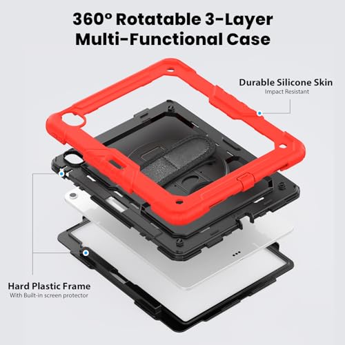 Funda para iPad Air 13 M4 M3 M2 con soporte de lápiz y protector de pantalla 2
