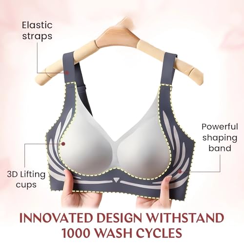 Powerful Push up Seamless Bra Caralush Wmstylist Lushfitting Wireless Bra No Underwire Full Coverage Support Anti Sagging Bra2