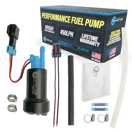 QFS 450LPH Hellcat-Style In-Tank Fuel Pump with 085 GM Installation Kit