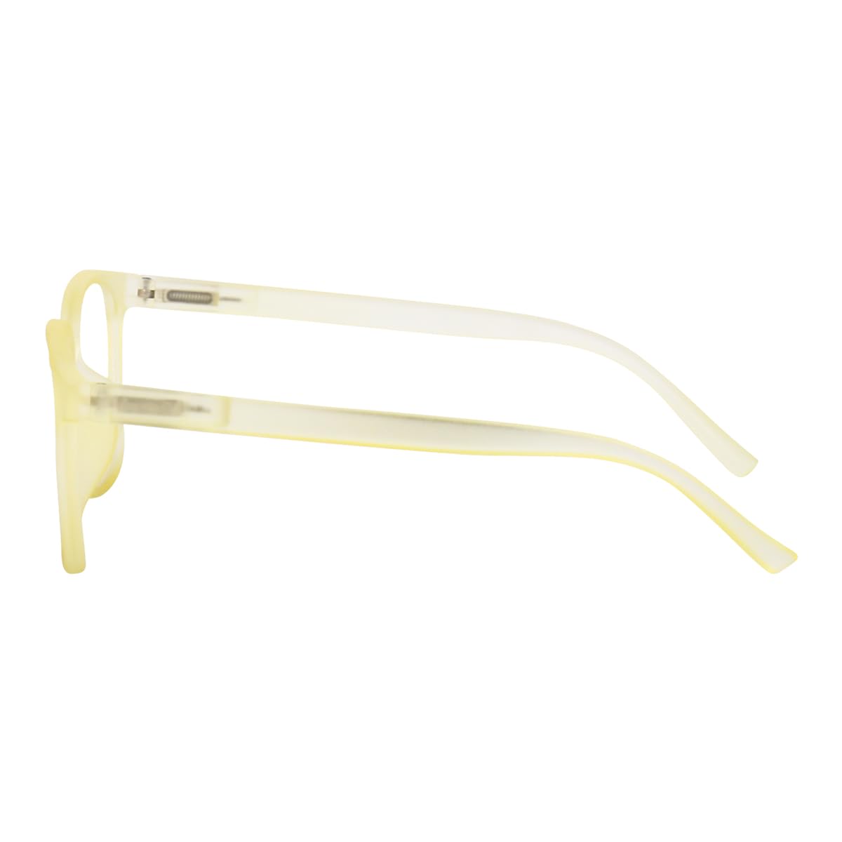 Dervin Clear Lens Square Sunglasses Spectacle Frames for Men and Women (Yellow) - Image 4 thumbnail