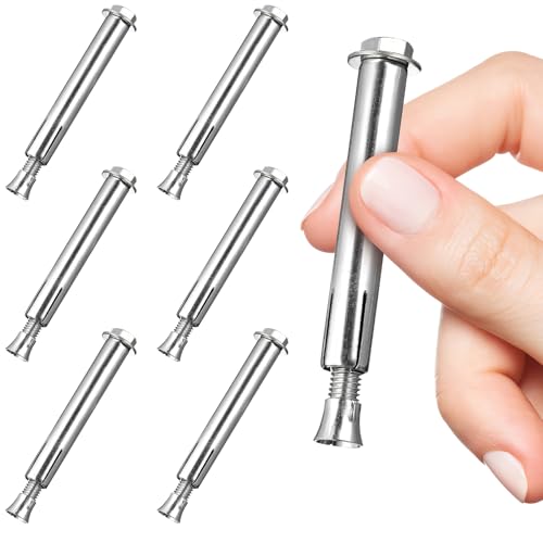 COLLBATH Pernos de Expansión para Reductores de Velocidad Tornillos de Anclaje de Hierro 80X100Mm 10 Unidades para Asfalto y Concreto Fijación Segura para Topes y Rampas de