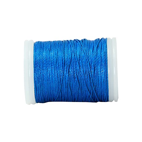 Sopoger Archery Bow String Serving Thread 131 Yard/120 M Durable Nylon Bowstring Serving Thread For Compound Recurve Bow Tying Peep Sight Nock Point (Blue) #TOP4