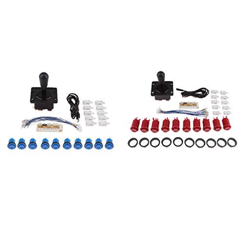 HYY-YY 2x Retardo Libre Arcade Game Controller USB Joystick Para PC Cover