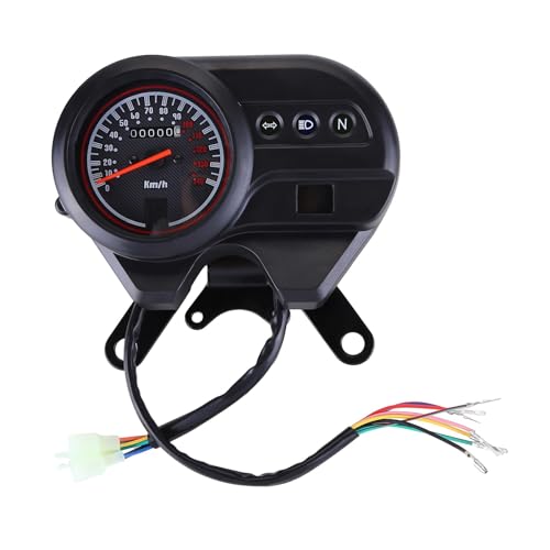 KNVBGG Speedometer Odometer Meter Motorcycle Speedometer Tachometer Instrument Moto Dashboard for Italika Ft125 Ft150 Grafito Dt150 Motorcycle Speedometer