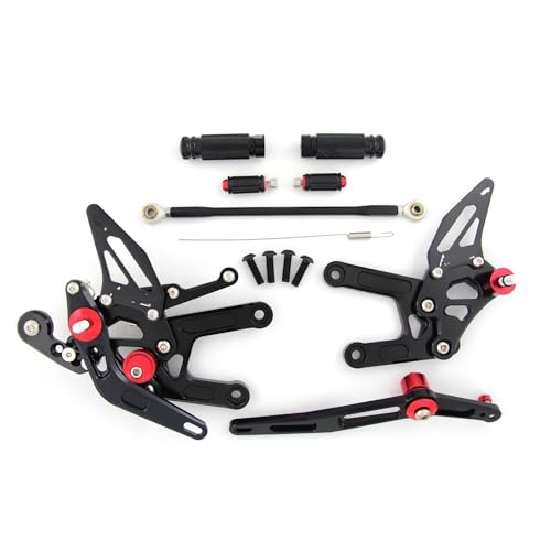 Repose-pieds moto réglables pour YZF-R6 pour optimiser l'angle d'inclinaison