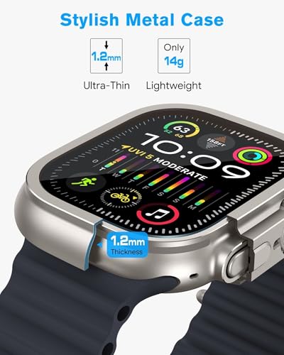 Coque de montre en alliage Apple Watch pour un style mat elegant
