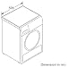 Bosch Elettrodomestici WTR87TW8IT, Asciugatrice 8KG A+++ Filtro EasyClean