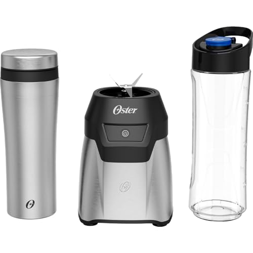 Blender Power Inox Oster com 2 Jarras To Go - 220V