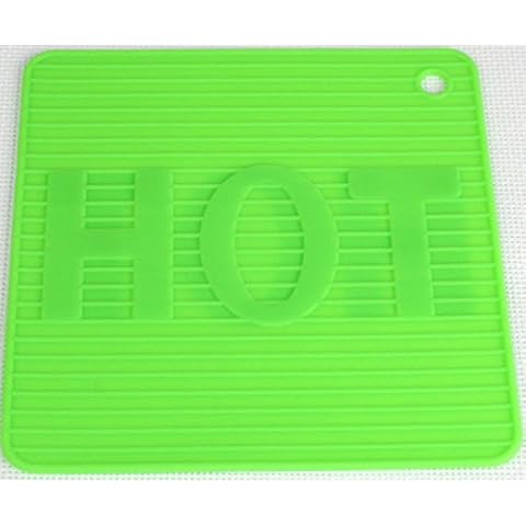 New Lime Green Silicone Trivets HOT Cover