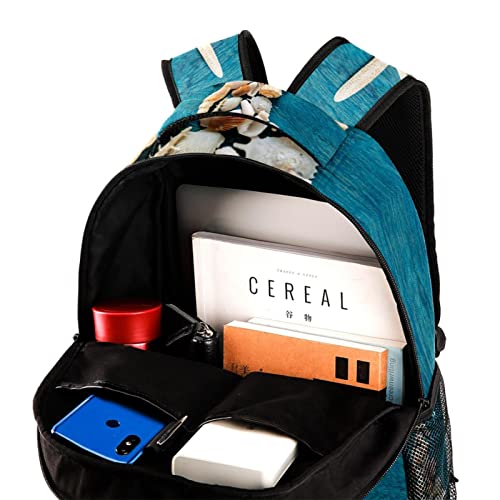 Mochila para portátil estilo océano ergonómica contra el dolor de espalda 4