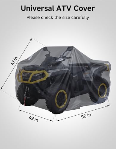 Housse pour quad compatible Can-Am Polaris CFMOTO KEMIMOTO XL