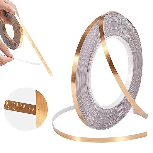 RIGNUS Waterproof Gap Sealing (1.00 cm) Golden Decoration Tape For Home Floor Tiles, tape Wall Decor, Waterproof,Self -Adhesive decorative sticker (B0DB8K5KHM) Amazon Price History, Amazon Price Tracker