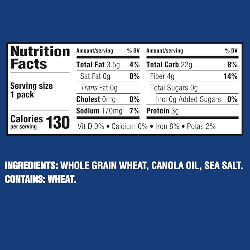 Triscuit Minis Original Whole Grain Wheat Crackers, Vegan Crackers, 20 ct - image 2