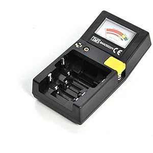 TnB BAAC032374 Batterijtester AA AAA 9V knoopcel microcel LR3-LR6-CLR14-DLR20, tafelapparaat