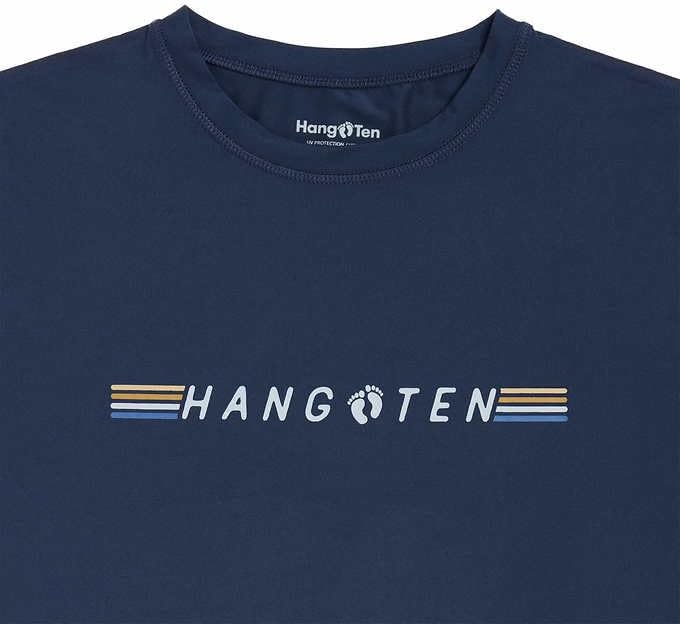 Hang Ten Men's Rashguards - Switchfoot in Blue, X-Large - Image 5