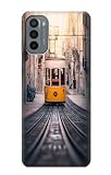 Innovedesire Carcasa para Motorola Moto G31, diseño de tranvía en Lisboa
