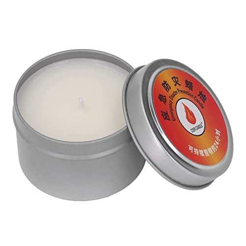 Emergency Candle, 24 Hours Camping Outdoor Survival Candle with Floral and Honey Smells Beeswax Wax Camping Candle for Emergency, Camping, Hiking,
