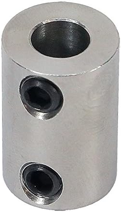 1/4 inch to 8mm Stainless Steel Set Screw Shaft Coupler