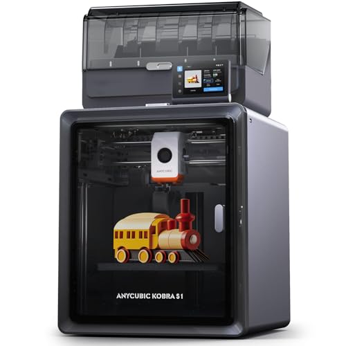 Anycubic Kobra S1 Combo Impresora 3D, Impresora FDM Multicolor,
